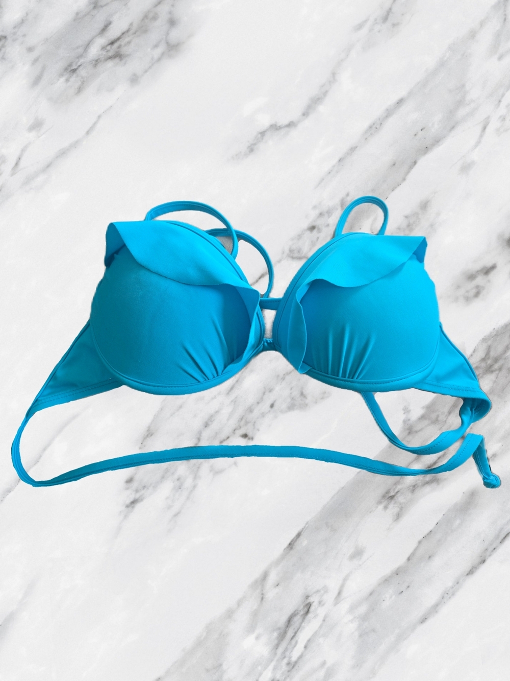 Bluenotes Blue Pushup Bikini Top